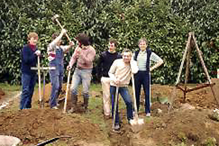 Conflans - terrassement jeu d'arc